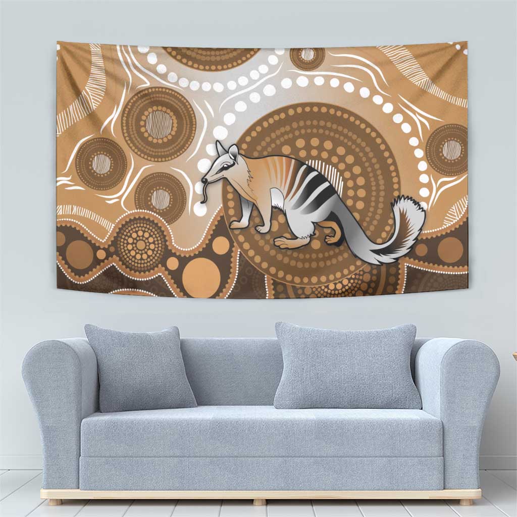 Numbat Australia Tapestry Myrmecobius Fasciatus Indigenous Art - Aussie Hoodie