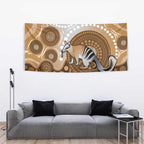 Numbat Australia Tapestry Myrmecobius Fasciatus Indigenous Art - Aussie Hoodie