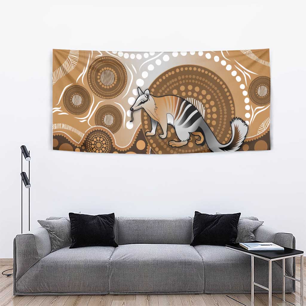 Numbat Australia Tapestry Myrmecobius Fasciatus Indigenous Art - Aussie Hoodie