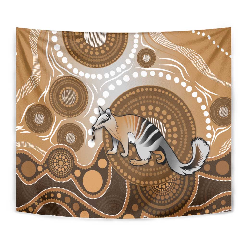 Numbat Australia Tapestry Myrmecobius Fasciatus Indigenous Art - Aussie Hoodie