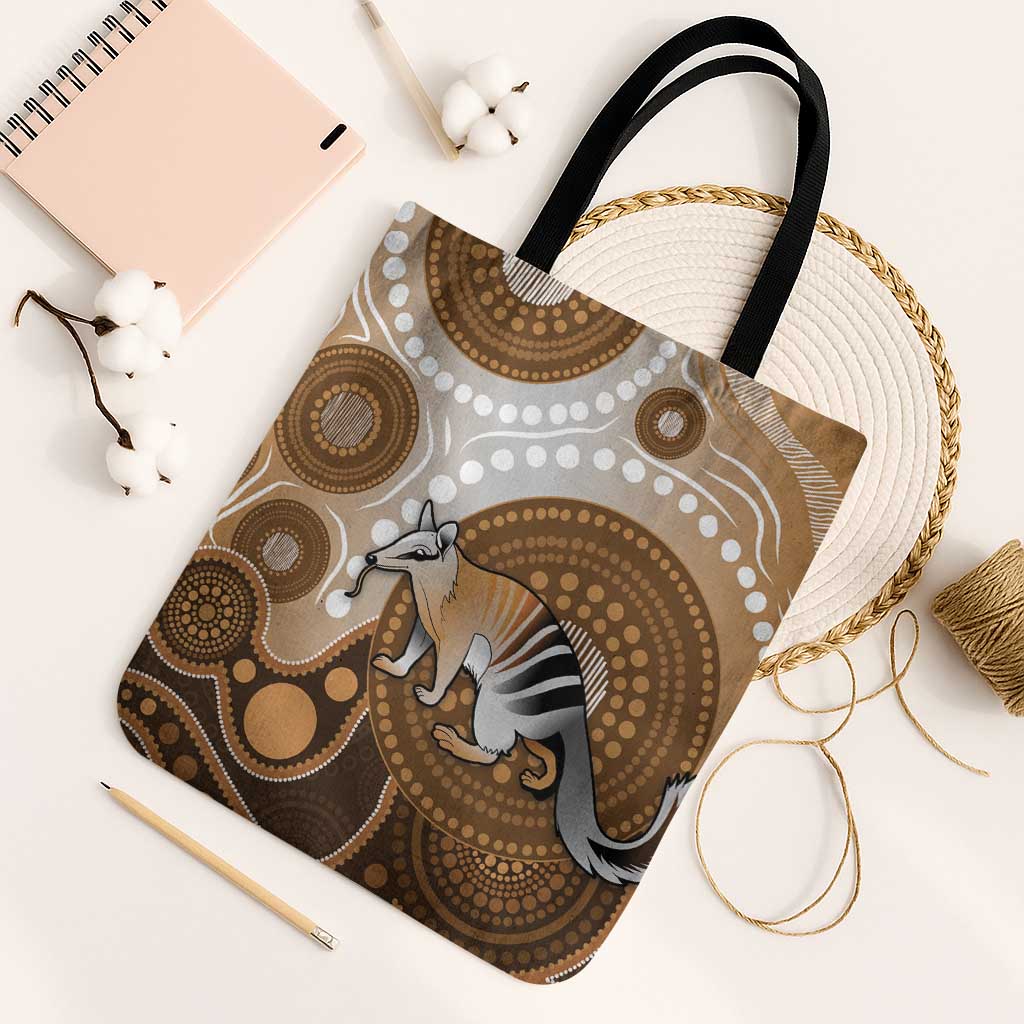 Numbat Australia Tote Bag Myrmecobius Fasciatus Indigenous Art - Aussie Hoodie