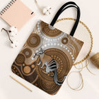 Numbat Australia Tote Bag Myrmecobius Fasciatus Indigenous Art - Aussie Hoodie