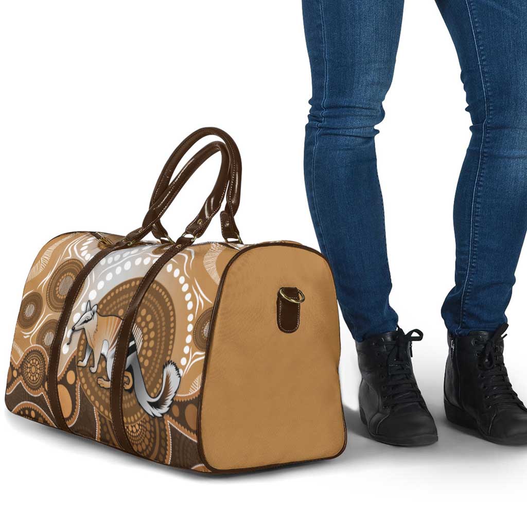 Numbat Australia Travel Bag Myrmecobius Fasciatus Indigenous Art - Aussie Hoodie
