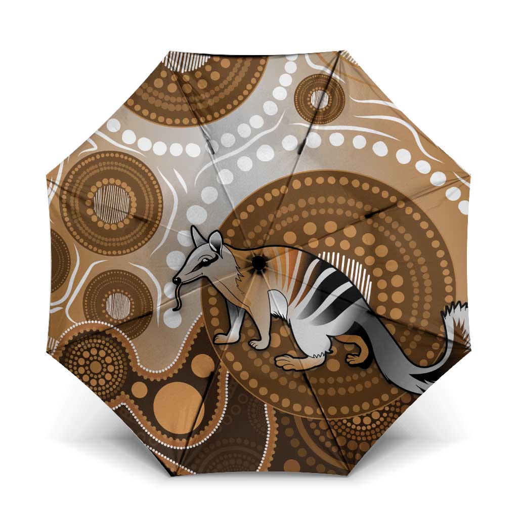 Numbat Australia Umbrella Myrmecobius Fasciatus Indigenous Art - Aussie Hoodie