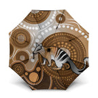 Numbat Australia Umbrella Myrmecobius Fasciatus Indigenous Art - Aussie Hoodie