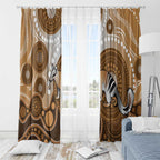 Numbat Australia Window Curtain Myrmecobius Fasciatus Indigenous Art - Aussie Hoodie