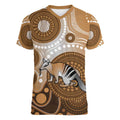 Numbat Australia Women V-Neck T-Shirt Myrmecobius Fasciatus Indigenous Art - Aussie Hoodie