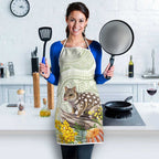 Eastern Quoll Australia Apron Watercolor National Flowers Indigenous Art - Aussie Hoodie
