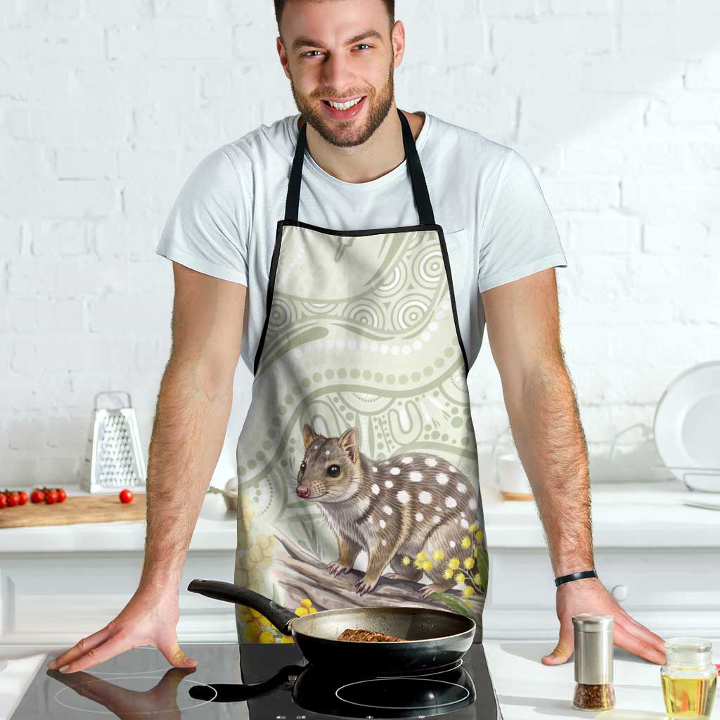 Eastern Quoll Australia Apron Watercolor National Flowers Indigenous Art - Aussie Hoodie
