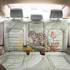 Eastern Quoll Australia Back Car Seat Cover Watercolor National Flowers Indigenous Art - Aussie Hoodie
