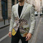 Eastern Quoll Australia Blazer Watercolor National Flowers Indigenous Art - Aussie Hoodie