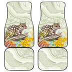 Eastern Quoll Australia Car Mats Watercolor National Flowers Indigenous Art - Aussie Hoodie
