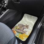 Eastern Quoll Australia Car Mats Watercolor National Flowers Indigenous Art - Aussie Hoodie