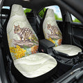 Eastern Quoll Australia Car Seat Cover Watercolor National Flowers Indigenous Art - Aussie Hoodie