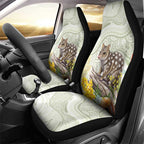 Eastern Quoll Australia Car Seat Cover Watercolor National Flowers Indigenous Art - Aussie Hoodie