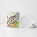 Eastern Quoll Australia Ceramic Mug Watercolor National Flowers Indigenous Art - Aussie Hoodie