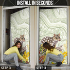 Eastern Quoll Australia Door Cover Watercolor National Flowers Indigenous Art - Aussie Hoodie