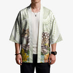 Eastern Quoll Australia Kimono Watercolor National Flowers Indigenous Art - Aussie Hoodie