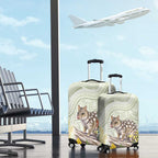 Eastern Quoll Australia Luggage Cover Watercolor National Flowers Indigenous Art - Aussie Hoodie