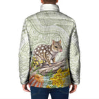 Eastern Quoll Australia Padded Jacket Watercolor National Flowers Indigenous Art - Aussie Hoodie