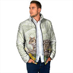 Eastern Quoll Australia Padded Jacket Watercolor National Flowers Indigenous Art - Aussie Hoodie