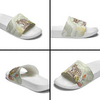 Eastern Quoll Australia Slide Sandals Watercolor National Flowers Indigenous Art - Aussie Hoodie