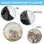 Eastern Quoll Australia Spare Tire Cover Watercolor National Flowers Indigenous Art - Aussie Hoodie