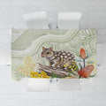 Eastern Quoll Australia Tablecloth Watercolor National Flowers Indigenous Art - Aussie Hoodie