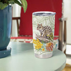 Eastern Quoll Australia Tumbler Cup Watercolor National Flowers Indigenous Art - Aussie Hoodie