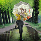 Eastern Quoll Australia Umbrella Watercolor National Flowers Indigenous Art - Aussie Hoodie