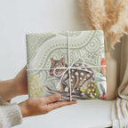 Eastern Quoll Australia Wrapping Paper Watercolor National Flowers Indigenous Art - Aussie Hoodie