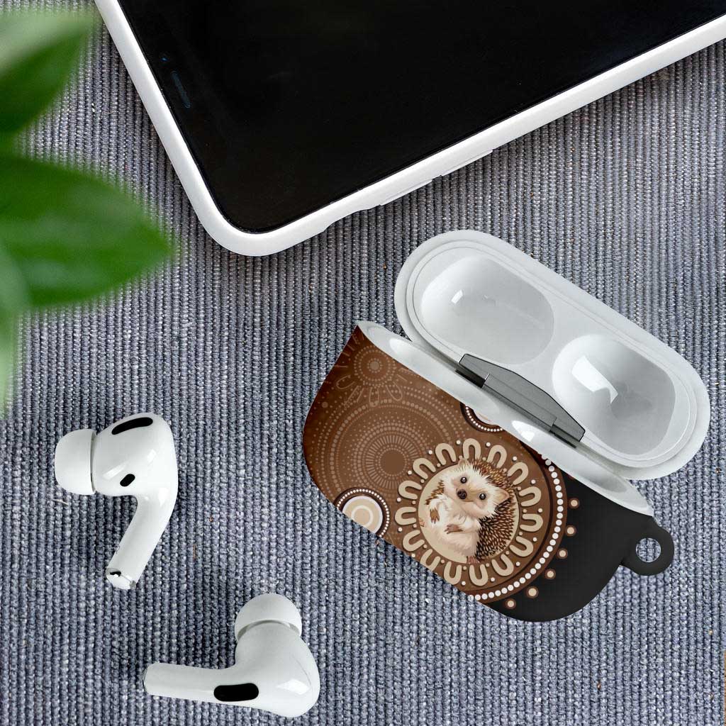 Hedgehog Indigenous Art Australia AirPods Case - Aussie Hoodie