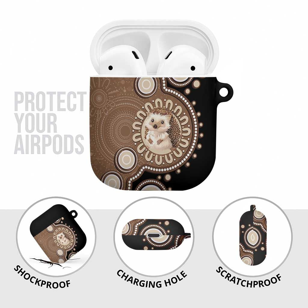 Hedgehog Indigenous Art Australia AirPods Case - Aussie Hoodie