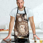 Hedgehog Indigenous Art Australia Apron - Aussie Hoodie