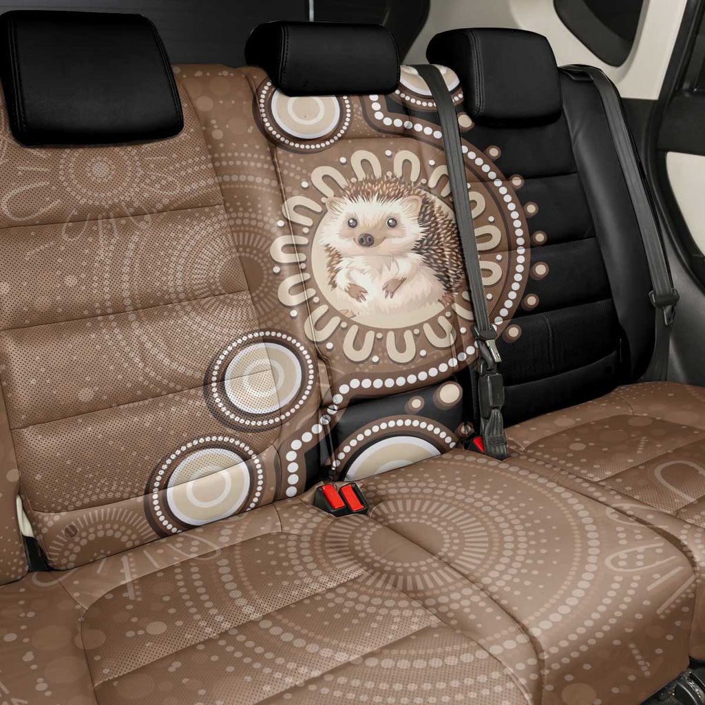 Hedgehog Indigenous Art Australia Back Car Seat Cover - Aussie Hoodie