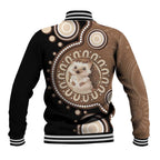 Hedgehog Indigenous Art Australia Baseball Jacket - Aussie Hoodie