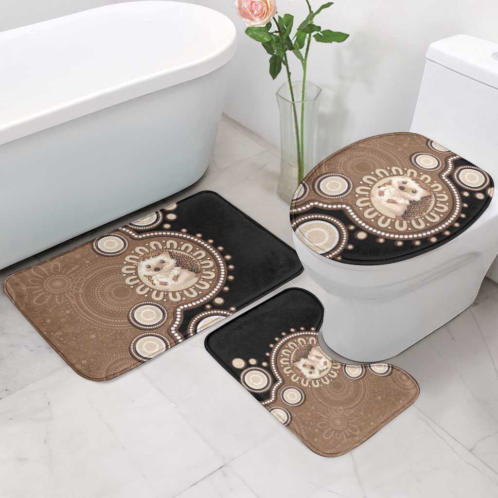 Hedgehog Indigenous Art Australia Bathroom Set - Aussie Hoodie