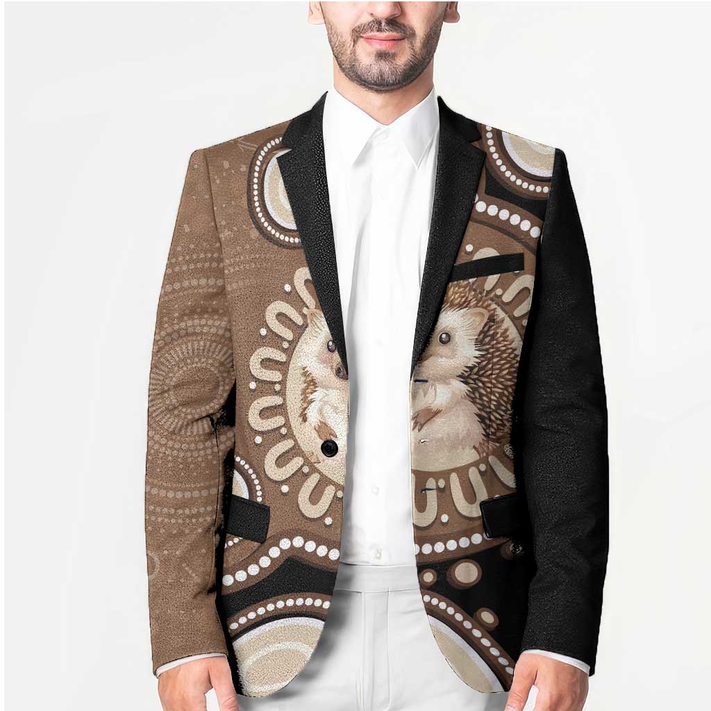Hedgehog Indigenous Art Australia Blazer - Aussie Hoodie