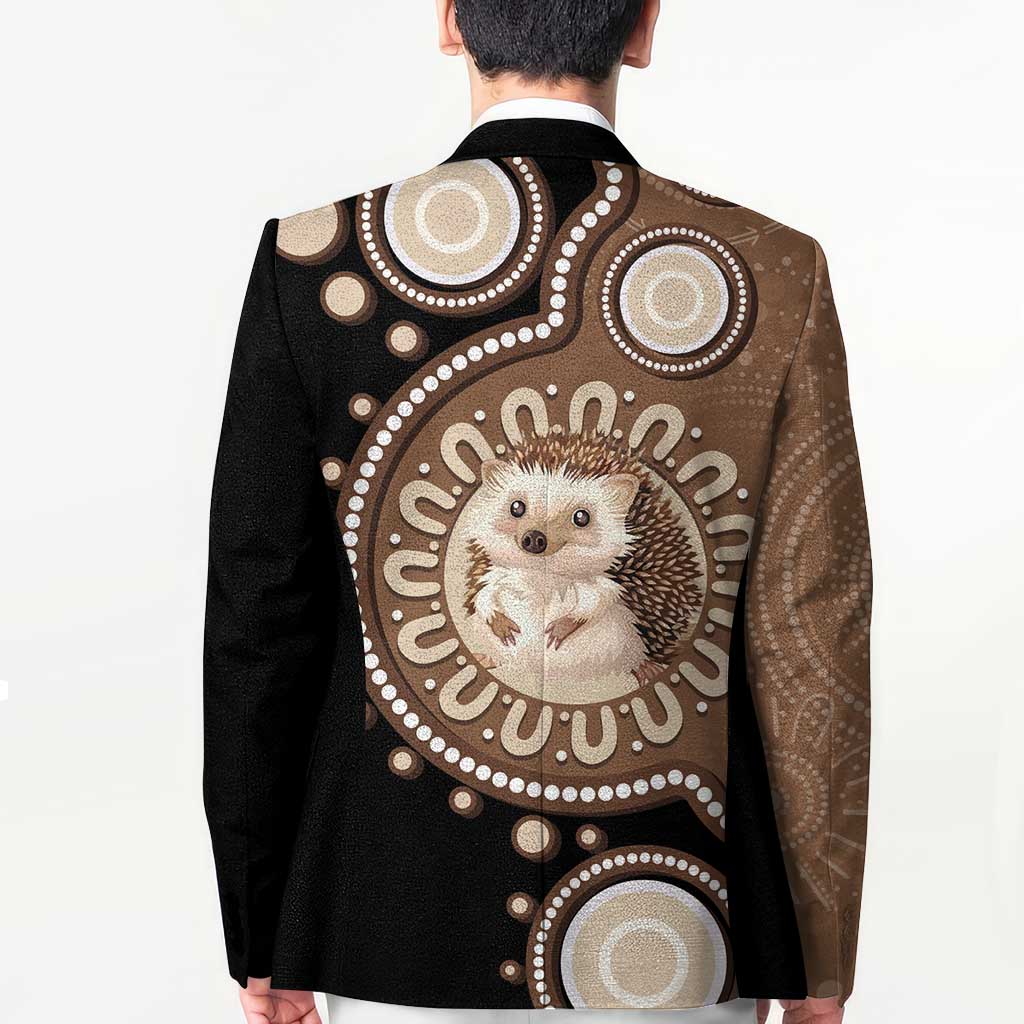 Hedgehog Indigenous Art Australia Blazer - Aussie Hoodie