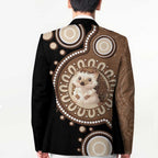 Hedgehog Indigenous Art Australia Blazer - Aussie Hoodie