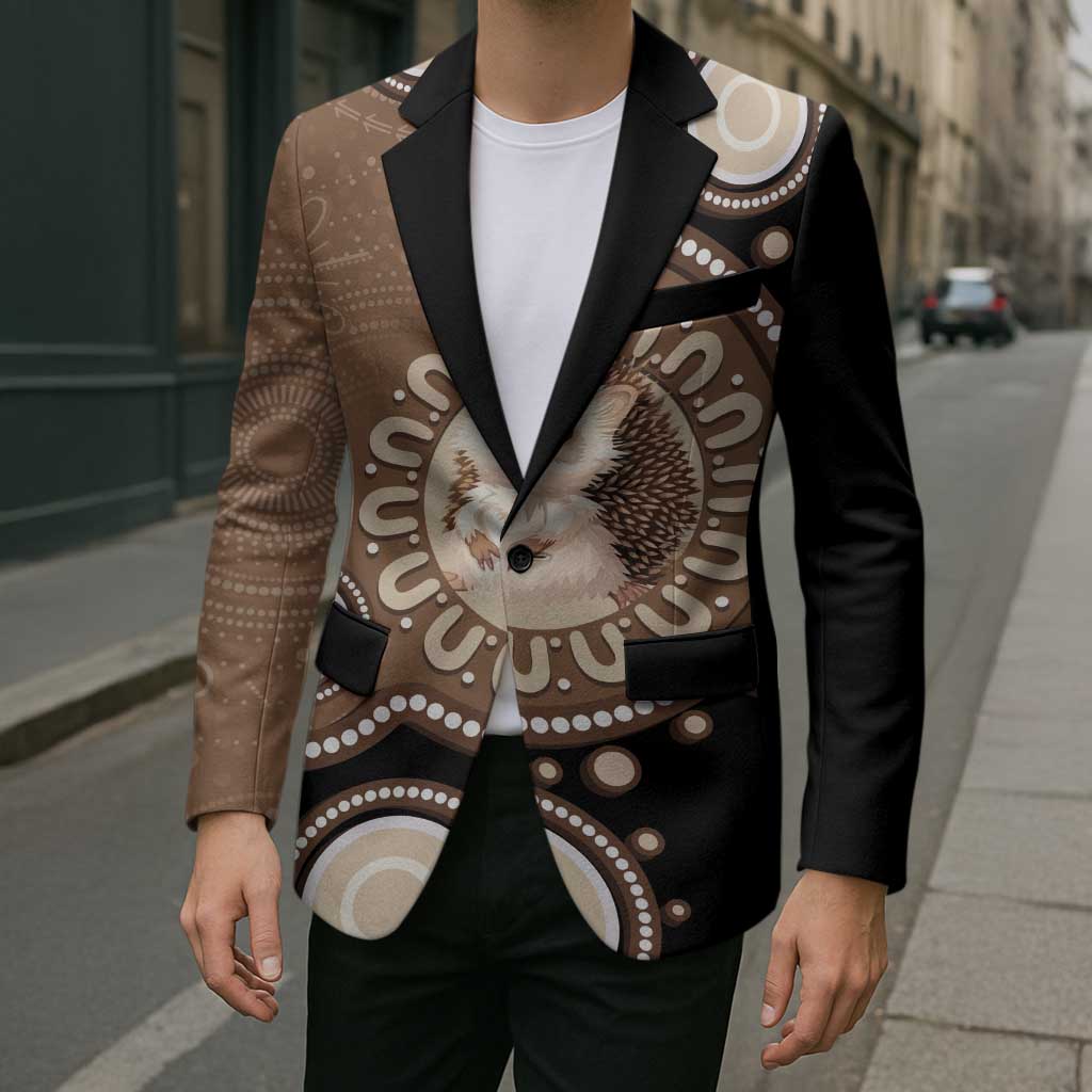 Hedgehog Indigenous Art Australia Blazer - Aussie Hoodie