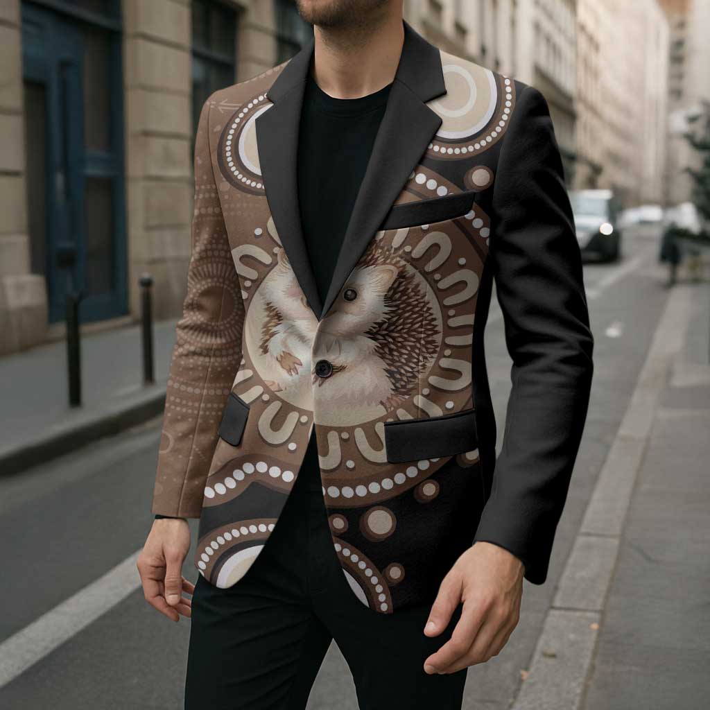 Hedgehog Indigenous Art Australia Blazer - Aussie Hoodie