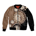 Hedgehog Indigenous Art Australia Bomber Jacket - Aussie Hoodie