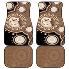 Hedgehog Indigenous Art Australia Car Mats - Aussie Hoodie