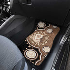 Hedgehog Indigenous Art Australia Car Mats - Aussie Hoodie