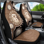 Hedgehog Indigenous Art Australia Car Seat Cover - Aussie Hoodie