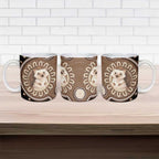 Hedgehog Indigenous Art Australia Ceramic Mug - Aussie Hoodie