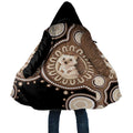 Hedgehog Indigenous Art Australia Cloak - Aussie Hoodie