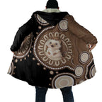 Hedgehog Indigenous Art Australia Cloak - Aussie Hoodie