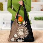 Hedgehog Indigenous Art Australia Grocery Bag - Aussie Hoodie